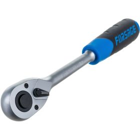 Реверсивная трещотка Forsage с резиновой ручкой, 1/2"", L-260мм, 45зуб 15769 F-80243 (артикул 16555736) – фото 5