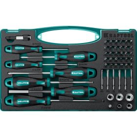Набор отверток и насадок KRAFTOOL X-Drive-50 50 шт. 25815 (артикул 21695452) – фото 3