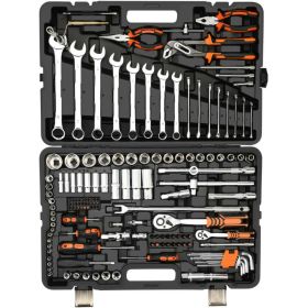 Набор инструментов GOODKING 151 предмет 1/4" 3/8" 1/2" трещотка M-10151 (артикул 20790051) – фото 1