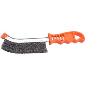 Ручная металлическая щетка HARDEN медное покрытие, 225 mm. 620140 (артикул 16228754) – фото 2