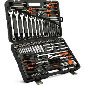 Набор инструментов GOODKING 151 предмет 1/4" 3/8" 1/2" трещотка M-10151 (артикул 20790051) – фото 3