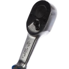 Флажковая трещотка с фиксатором 1/4"", 140мм, 24 зубца KING TONY 2779-55G (артикул 15507365) – фото 4