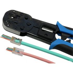 Обжимной инструмент для разъемов RJ45 Hyperline HL-3H00010 PLEZ 403345 (артикул 15879292) – фото 3