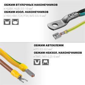 Пресс-клещи для кабельных наконечников STAYER SP-4M 45445 (артикул 16437446) – фото 9