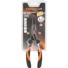 Тонкогубцы KENDO с высоким рычагом 180 мм/7" 10305 (артикул 22345119) – фото 7