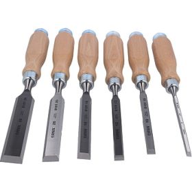 Набор из 6 плоских стамесок Narex Wood Line Profi (светлые) 853055 (артикул 20625118) – фото 4