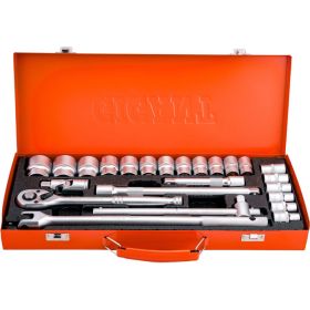 Автомобильный набор инструмента Gigant 1/2" 24 предмета GAS 24 (артикул 18286327) – фото 3