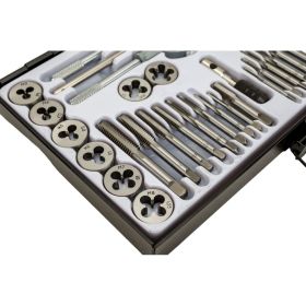 Метрический набор метчиков и плашек ROCKFORCE 40 предметов RF-M040-1 (артикул 15995430) – фото 8