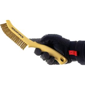 Щетка по металлу ROCKFORCE ручная, в пластиковом корпусе RF-340121214 (артикул 16137240) – фото 3