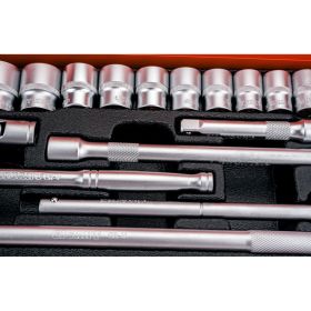 Автомобильный набор инструмента Gigant 1/2" 24 предмета GAS 24 (артикул 18286327) – фото 14