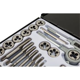 Метрический набор метчиков и плашек ROCKFORCE 40 предметов RF-M040-1 (артикул 15995430) – фото 4