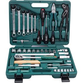 Универсальный набор торцевых головок 1/4"DR 6-13 мм и 1/2"DR 12-24 мм Jonnesway S04H52460S (артикул 13938535) – фото 2