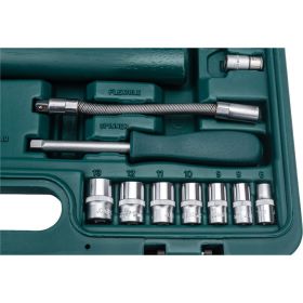 Универсальный набор торцевых головок 1/4"DR 6-13 мм и 1/2"DR 12-24 мм Jonnesway S04H52460S (артикул 13938535) – фото 5
