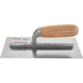 Плоская гладилка Kapriol с деревянной ручкой 12x28 см, нерж.сталь 23011 (артикул 15457885) – фото 1