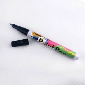 Маркер-краска Flysea по металлу с тонким наконечником Paint Marker FS-177, 0.7 мм, черный FS-177-black (артикул 23032665) – фото 3