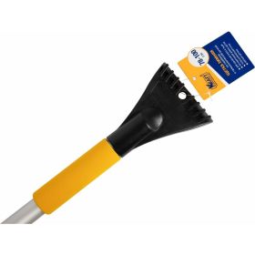 Зимняя щетка со скребком KRAFT телескопическая ручка (78-100 см), сине-сиреневая щетина KT 830075 (артикул 23216259) – фото 3