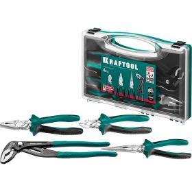 Набор губцевого инструмента KRAFTOOL 4 шт 22012 (артикул 20965767) – фото 1