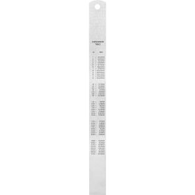 Стальная линейка DELI dl8030y 300 мм, нержавеющая сталь 104498 (артикул 23753385) – фото 8