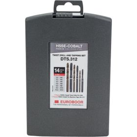 Набор из метчиков и спиральных сверл HSS M3-M12 Euroboor DTS.312 (артикул 16258905) – фото 4