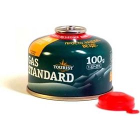Газовый баллон TOURIST GAS STANDARD, 100 г, с клапаном резьбового типа TBR-100 (артикул 15880708) – фото 2