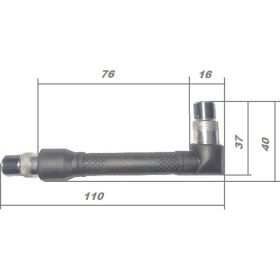 Г-образная отвертка с комплектом бит торкс с отверстием FORCE 1/4" 8 предметов 2081 (артикул 15602724) – фото 2