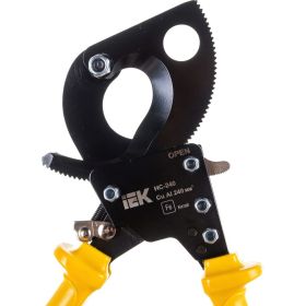Секторные ножницы IEK НС-240 для резки неброниронированного кабеля ИЭК TLK10-240 (артикул 15167952) – фото 4