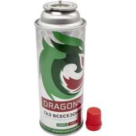 Туристический одноразовый баллон DRAGONKIT газ 220 гр 00-00003273 (артикул 24925167) – фото 3