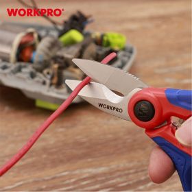 Ножницы электрика WORKPRO WP294003 (артикул 23318535) – фото 2