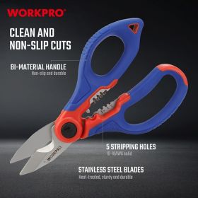 Ножницы электрика WORKPRO WP294003 (артикул 23318535) – фото 8