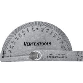 Транспортир с линейкой vertextools 90x150мм 3040-90-150 (артикул 23241027) – фото 3