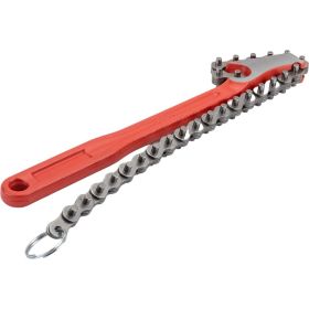Односторонний цепной ключ с двойными губками REKON 4" 027004 (артикул 15603902) – фото 6