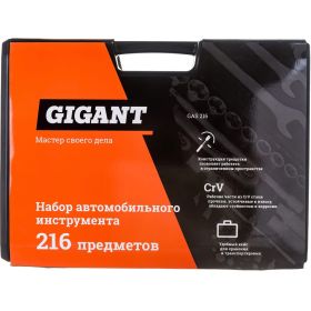 Набор автомобильного инструмента Gigant 216 предметов GAS 216 (артикул 17908771) – фото 5