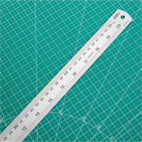 Стальная линейка DELI dl8050y 500 мм, нержавеющая сталь 104499 (артикул 23753391) – фото 8