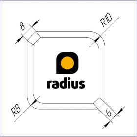 Шпатель для формовки швов ООО РАДИУСТРЕЙД radius 40512 (артикул 25778985) – фото 2
