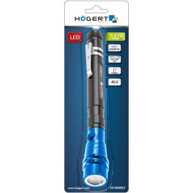 Гибкий телескопический магнитный захват HOEGERT TECHNIK со светодиодным фонариком HT4R507 (артикул 23280057) – фото 2