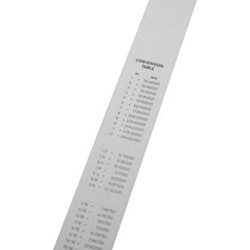 Стальная линейка DELI DL8100Y 1000 мм, нержавеющая сталь 104500 (артикул 23753397) – фото 4