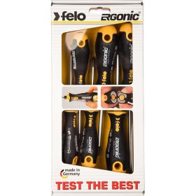 Набор отверток 6 шт в упаковке Felo Ergonic 40096118 (артикул 15850342) – фото 2