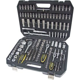 Набор инструмента ЭВРИКА 1*4""&1*2"", DR, 6-гранный, 172 предмета ER-80172 (артикул 16257643) – фото 1