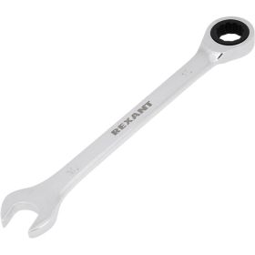 Комбинированный трещоточный ключ REXANT 15 мм 12-5810-1 (артикул 16077030) – фото 1