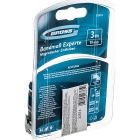Рулетка GROSS Experte, 3 м x 19 мм, двухкомпонентный корпус, магнит, двухсторонняя разметка, нейлон 32574 (артикул 15978955) – фото 7