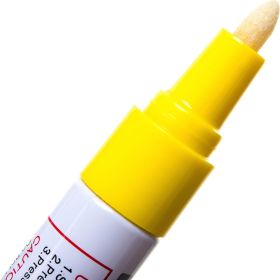 Маркер-краска Flysea по металлу Paint Marker FS-110 с наконечником (2-4 мм), желтый FS-110-yellow (артикул 23032719) – фото 2
