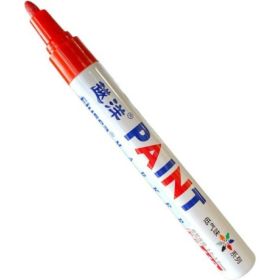 Маркер-краска Flysea по металлу Paint Marker FS-110 с наконечником (2-4 мм), красный FS-110-red (артикул 23032707) – фото 5
