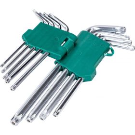 Набор ключей ВОЛАТ Torx T10-T50 9 предметов длинных 11020-09 (артикул 21542656) – фото 3