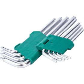 Набор ключей ВОЛАТ Torx T10-T50 9 предметов длинных 11020-09 (артикул 21542656) – фото 2