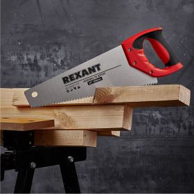 Ножовка по дереву REXANT Зубец 350 мм, 7-8 TPI, каленый зуб 2D 12-8212 (артикул 16629998) – фото 3
