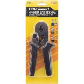 Кримпер для обжима штыревых наконечников PROconnect HT-864 0.25-6.0 кв.мм 12-3202-4 (артикул 16129833) – фото 3