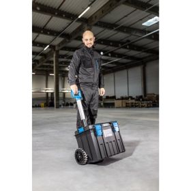 Ящик для инструментов на колесах HOEGERT TECHNIK 530x355x390 мм HT7G501 (артикул 27768972) – фото 6