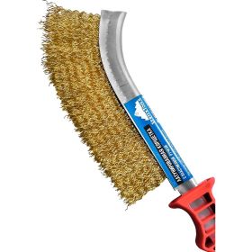 Щетка по металлу vertextools с пластиковой ручкой 1212-01 (артикул 25616889) – фото 3