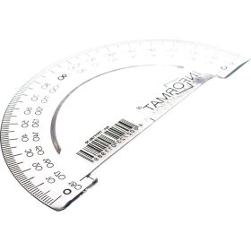 Транспортир INFORMAT 180 гр, 10 см, пластик, прозрачный ТРПТ180-10 (артикул 16908343) – фото 2