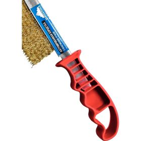 Щетка по металлу vertextools с пластиковой ручкой 1212-01 (артикул 25616889) – фото 2